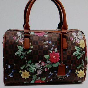 London Fog Calla Signature Satchel Bag